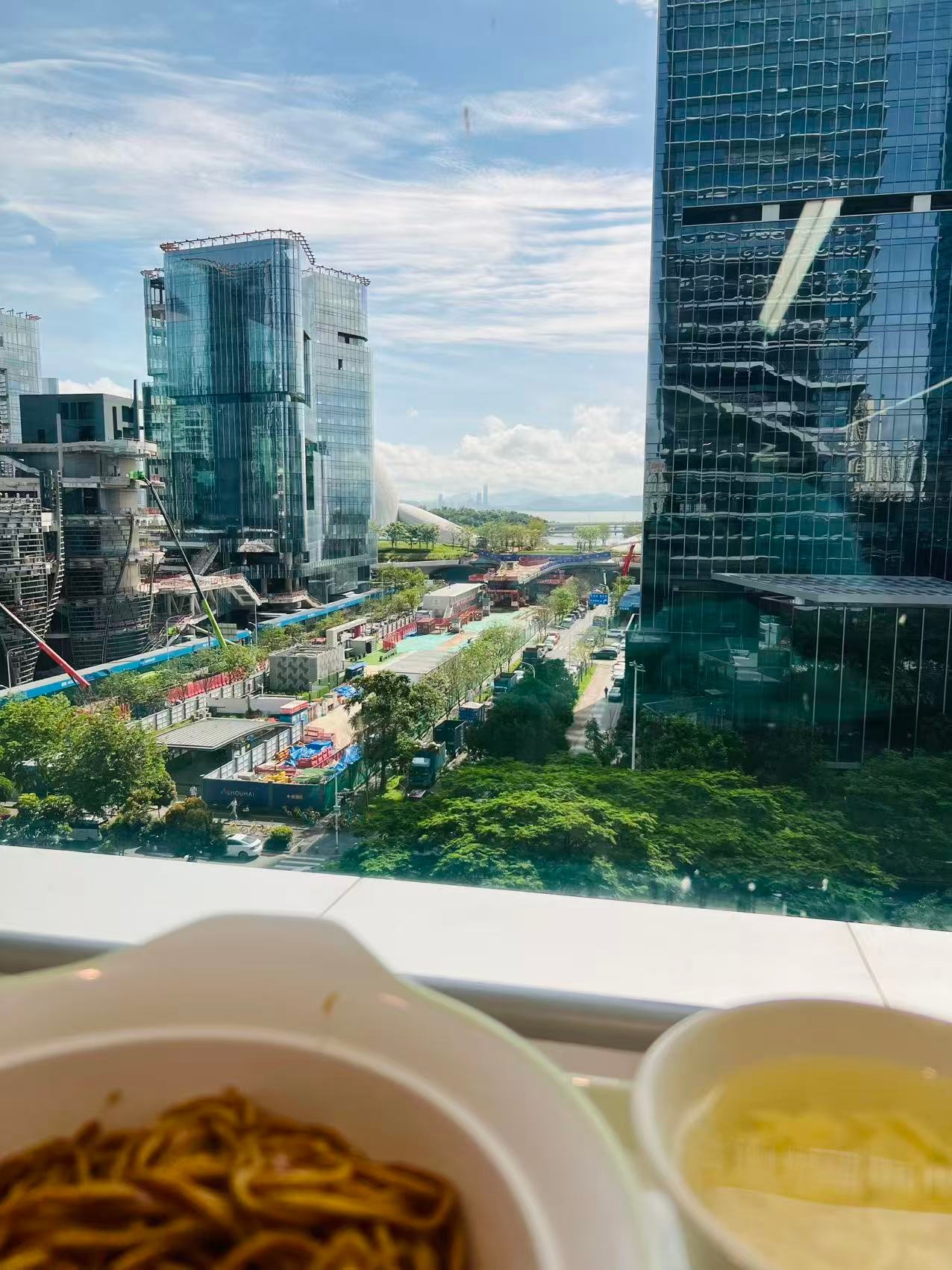 早餐时的风景